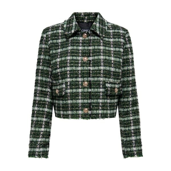 15302488_4306100_front ΓΥΝΑΙΚΕΙΟ ΣΑΚΑΚΙ ΚΑΡΟ ONLY ALESSIA BOUCLE JACKET OTWNC 12CHIVE BLACK 15302488 - Image 1