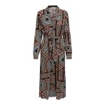 ΓΥΝΑΙΚΕΙΟ ΦΟΡΕΜΑ ONLY MIDI SHIRT DRESS PTM NC12BLACK AOP 15302792