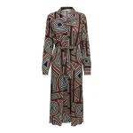 ΓΥΝΑΙΚΕΙΟ ΦΟΡΕΜΑ ONLY MIDI SHIRT DRESS PTM NC12BLACK AOP 15302792