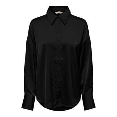 ΓΥΝΑΙΚΕΙΟ ΠΟΥΚΑΜΙΣΟ ΣΑΤΕΝ ΜΑΥΡΟ ONLY OVERSIZE 15303447