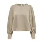 ΓΥΝΑΙΚΕΙΑ ΜΠΛΟΥΖΑ ΜΠΕΖ ONLYJOVANA RUBY LS O-NECK TOP 15303495