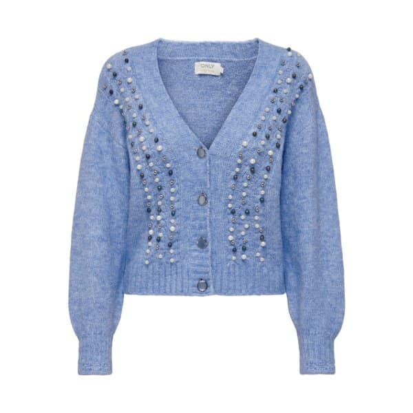 15304162_4319716_front ΓΥΝΑΙΚΕΙΑ ΠΛΕΧΤΗ ΖΑΚΕΤΑ ONLY MARIAN ΜΠΛΕ CARDIGAN 15304162 - Image 1