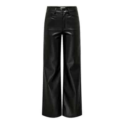 ΓΥΝΑΙΚΕΙΟ ΠΑΝΤΕΛΟΝΙ ΔΕΡΜΑΤΙΝΟ ONLY MADISON HW WIDE FAUX LEATH BLACK 15311798