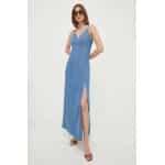 Φόρεμα Guess Maxi Denim Cruz (W3GK20D4ZL1-LULL)