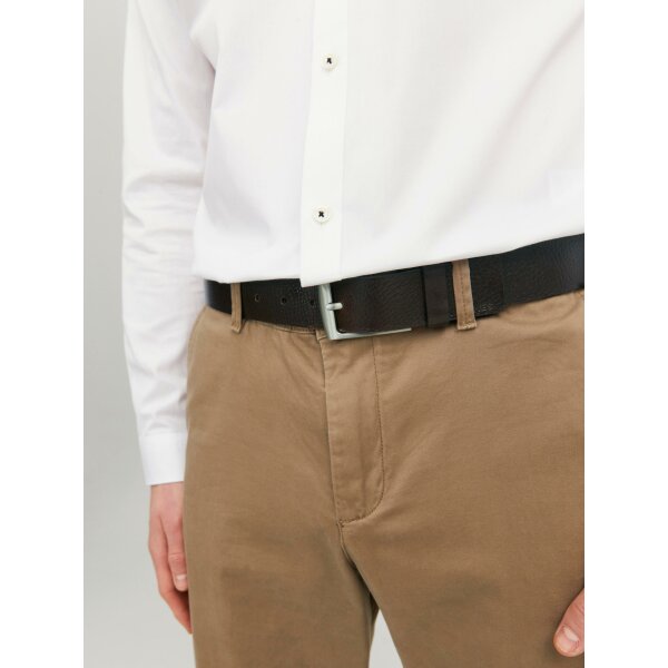 JACK&JONES_FallWinter2023_4300972_12242690 (3) Ανδρική Ζώνη JACK & JONES 3.5cm Καφέ - Image 4