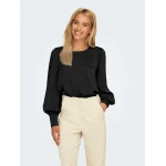 ΓΥΝΑΙΚΕΙΑ ΜΠΛΟΥΖΑ ΜΑΥΡΗ ONLYJOVANA RUBY LS O-NECK TOP 15303495