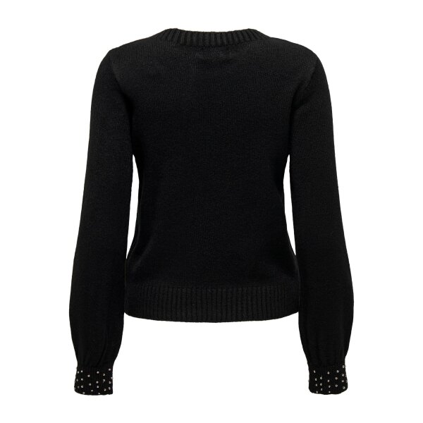 ΓΥΝΑΙΚΕΙΟ ΠΟΥΛΟΒΕΡ ΜΑΥΡΟ ONLY ALESSIA LS BLING O-NECKKNT NC24 15302060 - Image 3