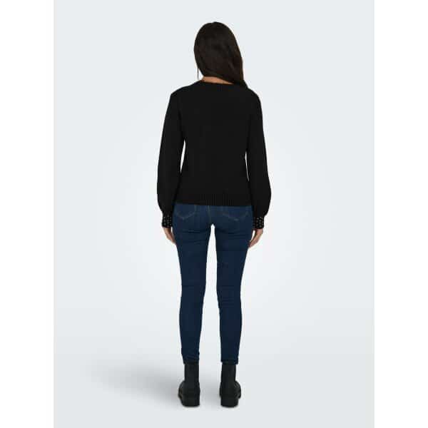 ΓΥΝΑΙΚΕΙΟ ΠΟΥΛΟΒΕΡ ΜΑΥΡΟ ONLY ALESSIA LS BLING O-NECKKNT NC24 15302060 - Image 5