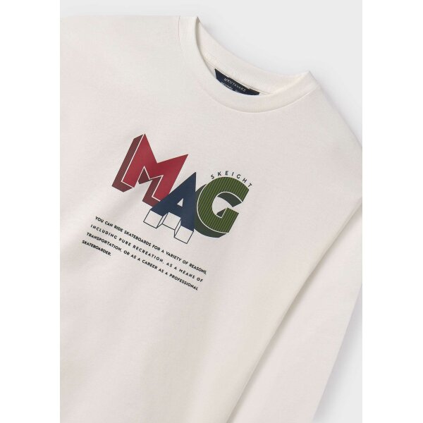 mplouza-stampote-bambaki-bci-gori-krem-XL-6 ΠΑΙΔΙΚΗ ΜΠΛΟΥΖΑ ΕΚΡΟΥ ΑΓΟΡΙ MAYORAL 13-07075-091 - Image 3