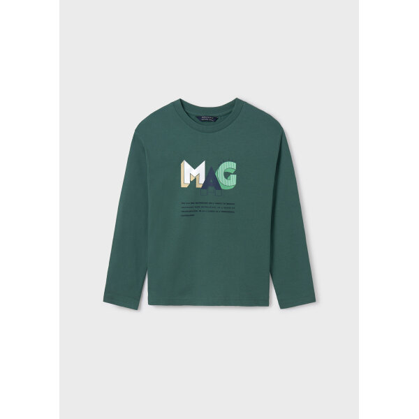 mplouza-stampote-bambaki-bci-gori-menta-XL-4 ΠΑΙΔΙΚΗ ΜΠΛΟΥΖΑ ΠΡΑΣΙΝΗ ΑΓΟΡΙ MAYORAL 13-07075-092 - Image 1