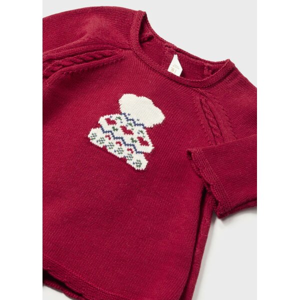 Παιδικό Φόρεμα  Πλεχτό με Στέκα Mayoral Κόκκινο 13-02842-011 - Image 3