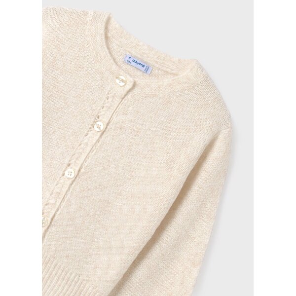 zaketa-plekte-koritsi-aspro-XL-6 ΠΑΙΔΙΚΗ ΖΑΚΕΤΑ ΠΛΕΧΤΗ ΛΕΥΚΗ ΚΟΡΙΤΣΙ MAYORAL 13-07311-046 - Image 3