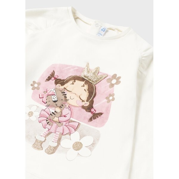 ΠΑΙΔΙΚΗ ΜΠΛΟΥΖΑ ΕΚΡΟΥ ΜΕ ΤΥΠΩΜΑ MAYORAL 13-02010-089 - Image 3