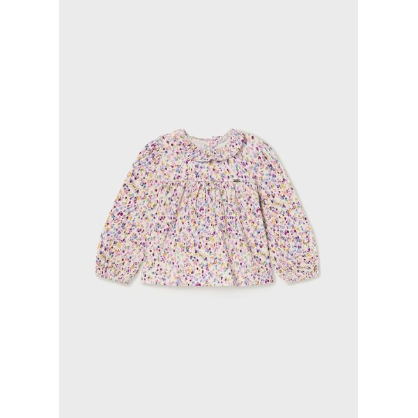 ΠΑΙΔΙΚΗ ΜΠΛΟΥΖΑ ΜΑΚΟ ΜΕ ΛΟΥΛΟΥΔΙΑ ΡΟΖ MAYORAL 13-02167-021 - Image 1