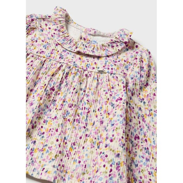 ΠΑΙΔΙΚΗ ΜΠΛΟΥΖΑ ΜΑΚΟ ΜΕ ΛΟΥΛΟΥΔΙΑ ΡΟΖ MAYORAL 13-02167-021 - Image 3