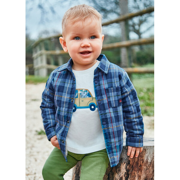 ΠΑΙΔΙΚΟ ΠΟΥΚΑΜΙΣΟ ΚΑΡΟ ΕΞΩΤΕΡΙΚΟ ΜΠΛΕ MAYORAL 13-02175-047 - Image 1