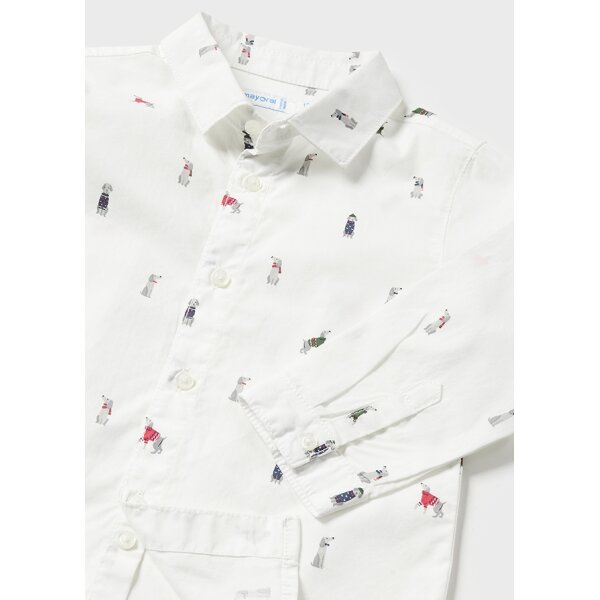 13-02176-051-L-6 ΠΑΙΔΙΚΟ ΠΟΥΚΑΜΙΣΟ ΛΕΥΚΟ MAYORAL 13-2176-051 - Image 4