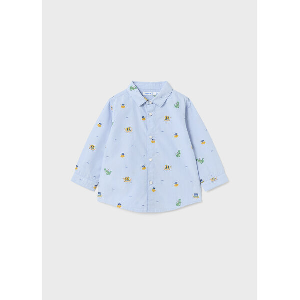 ΠΑΙΔΙΚΟ ΠΟΥΚΑΜΙΣΟ ΓΑΛΑΖΙΟ MAYORAL 13-02176-052 - Image 1