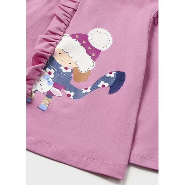 ΠΑΙΔΙΚΟ ΣΕΤ ΚΟΛΑΝ ΠΛΕΚΤΟ DENIM ΡΟΖ MAYORAL 13-02770-092 - Image 4