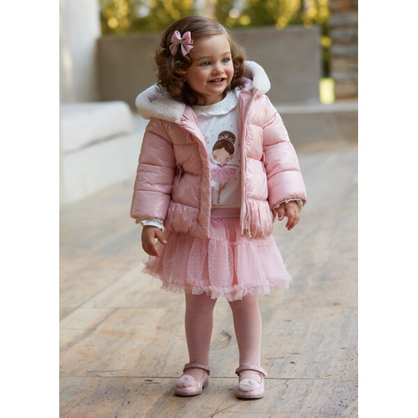 13-02967-019-L-3 ΠΑΙΔΙΚΗ ΦΟΥΣΤΑ ΜΕ ΤΟΥΛΙ ΡΟΖ MAYORAL 13-02967-019 - Image 1