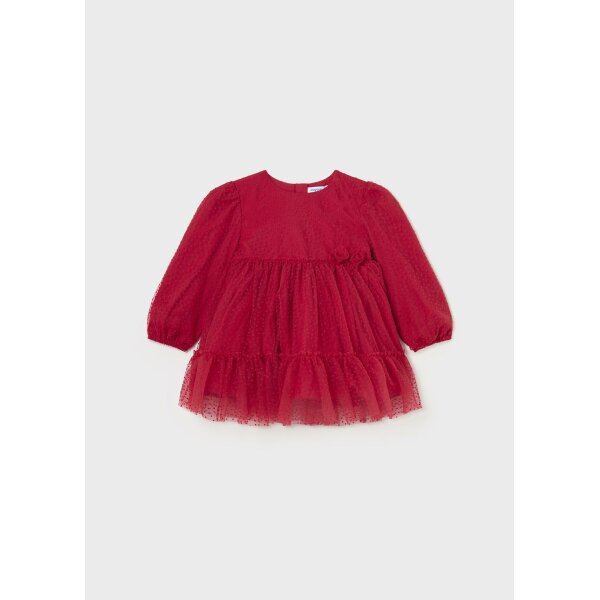 13-02971-031-XL-4 ΠΑΙΔΙΚΟ ΦΟΡΕΜΑ ΜΕ ΤΟΥΛΙ ΚΟΚΚΙΝΟ MAYORAL 13-02971-031 - Image 1