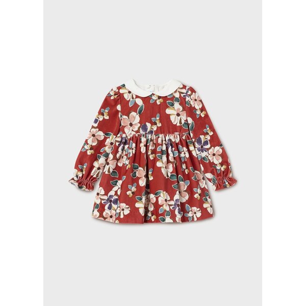 ΠΑΙΔΙΚΟ ΦΟΡΕΜΑ ΒΕΛΟΥΔΙΝΟ ΜΕ ΛΟΥΛΟΥΔΙΑ ΚΟΚΚΙΝΟ MAYORAL 13-02973-037 - Image 2