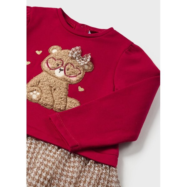 ΠΑΙΔΙΚΟ ΦΟΡΕΜΑ ΜΕ ΤΟΥΛΙ ΚΟΚΚΙΝΟ MAYORAL 13-02989-063 - Image 2