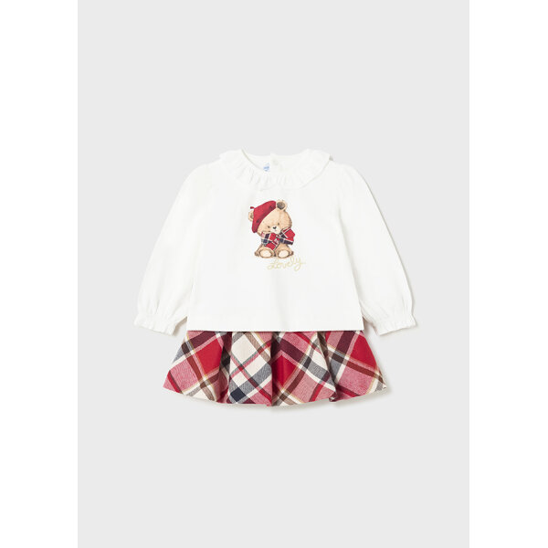 ΠΑΙΔΙΚΟ ΣΕΤ ΦΟΥΣΤΑ ΚΑΡΟ ΚΟΚΚΙΝΟ MAYORAL 13-02995-063 - Image 1