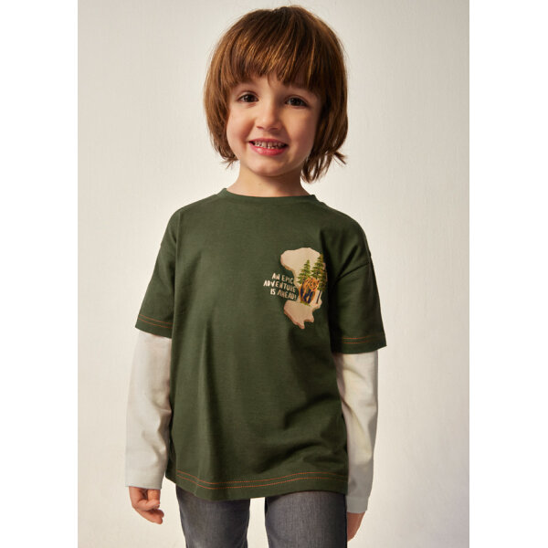 13-04022-058-L-1 ΠΑΙΔΙΚΗ ΜΠΛΟΥΖΑ ΧΑΚΙ MAYORAL 13-04022-058 - Image 1