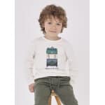 ΠΑΙΔΙΚΗ ΜΠΛΟΥΖΑ ΕΚΡΟΥ ΜΕ ΤΥΠΩΜΑ MAYORAL 13-04028-087