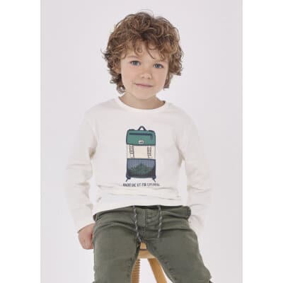 ΠΑΙΔΙΚΗ ΜΠΛΟΥΖΑ ΕΚΡΟΥ ΜΕ ΤΥΠΩΜΑ MAYORAL 13-04028-087