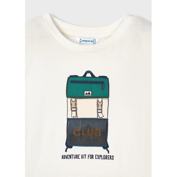 ΠΑΙΔΙΚΗ ΜΠΛΟΥΖΑ ΕΚΡΟΥ ΜΕ ΤΥΠΩΜΑ MAYORAL 13-04028-087 - Image 4