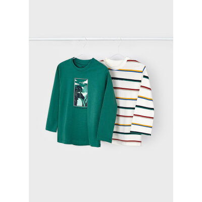 ΠΑΙΔΙΚΟ ΣΕΤ ΔΥΟ ΜΠΛΟΥΖΕΣ ΠΡΑΣΙΝΟ MAYORAL 13-04030-010