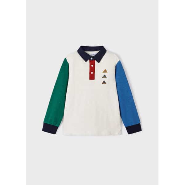 ΠΑΙΔΙΚΗ ΜΠΛΟΥΖΑ ΠΟΛΟ ΕΚΡΟΥ MAYORAL 13-04103-042 - Image 3