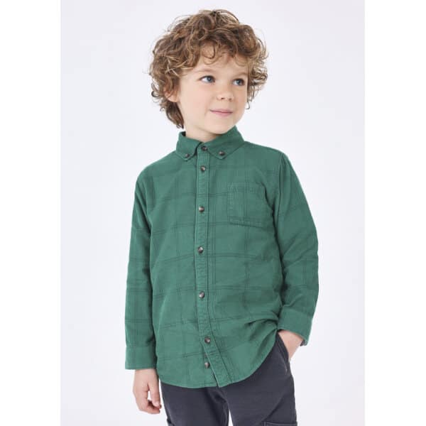 ΠΑΙΔΙΚΟ ΠΟΥΚΑΜΙΣΟ ΕΞΩΤΕΡΙΚΟ ΚΟΤΛΕ ΠΡΑΣΙΝΟ MAYORAL 13-04105-052 - Image 1