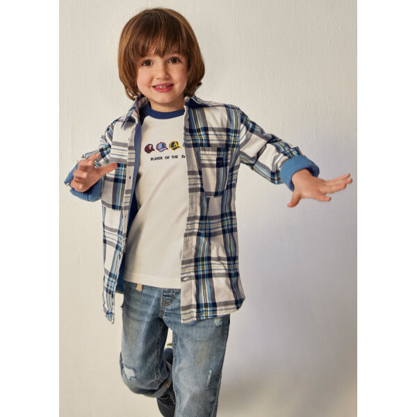 ΠΑΙΔΙΚΟ ΕΞΩΤΕΡΙΚΟ ΠΟΥΚΑΜΙΣΟ ΚΑΡΟ ΜΠΕΖ MAYORAL 13-04107-057 - Image 1