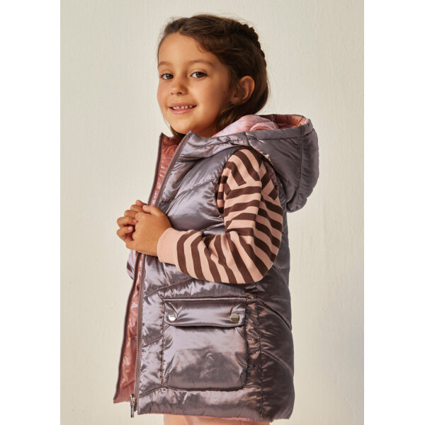 13-04316-084-L-1 ΠΑΙΔΙΚΟ ΓΙΛΕΚΟ ΔΙΠΛΗΣ ΟΨΗΣ  ΜΕ ΕΠΕΝΔΥΣΗ ΒΑΜΒΑΚΙ ΓΚΡΙ MAYORAL 13-04316-084 - Image 1