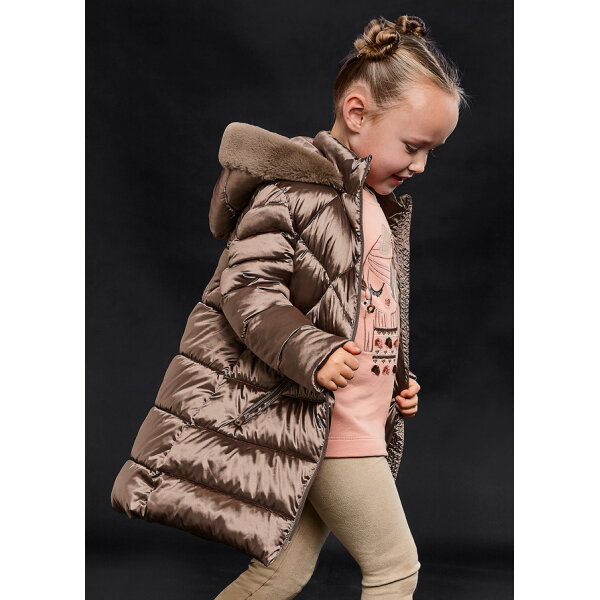 13-04415-032-L-1 ΠΑΙΔΙΚΟ ΜΠΟΥΦΑΝ ΓΥΑΛΙΣΤΕΡΟ ΜΑΚΡΥ ΜΠΡΟΝΖΕ MAYORAL 13-04415-032 - Image 1