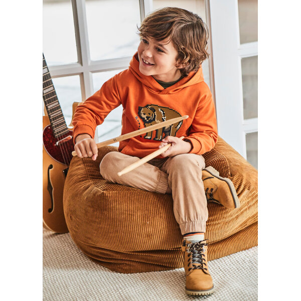 ΠΑΙΔΙΚΟ ΦΟΥΤΕΡ ΜΕ ΚΟΥΚΟΥΛΑ ΠΟΡΤΟΚΑΛΙ MAYORAL 13-04422-089 - Image 1