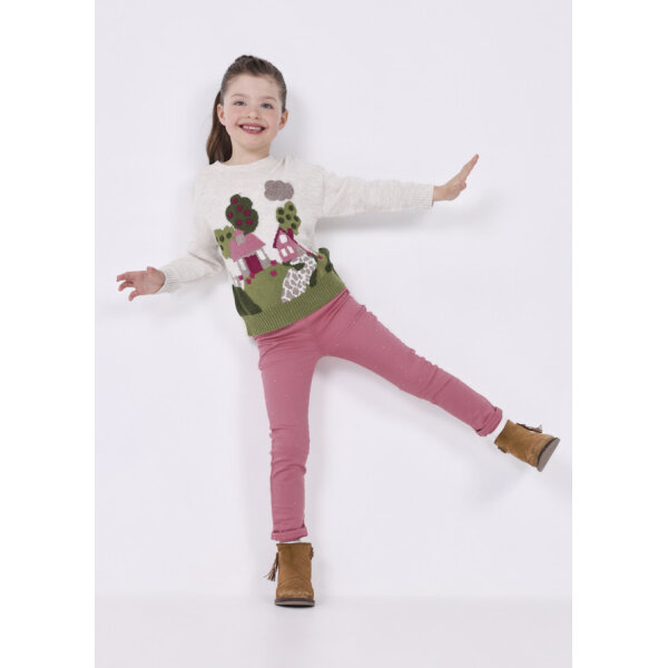 13-04783-030-L-1 ΠΑΙΔΙΚΟ ΚΟΛΑΝ ΜΕ ΣΤΡΑΣ ΡΟΖ MAYORAL 13-04783-030 - Image 1