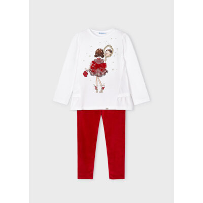 ΠΑΙΔΙΚΟ ΣΕΤ ΜΕ ΚΟΛΑΝ ΒΕΛΟΥΤΕ ΚΟΚΚΙΝΟ MAYORAL  13-04785-040