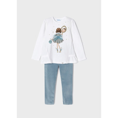 ΠΑΙΔΙΚΟ ΣΕΤ ΜΕ ΚΟΛΑΝ ΒΕΛΟΥΤΕ ΜΠΛΕ MAYORAL  13-04785-042