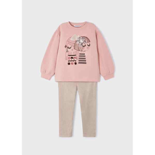 13-04789-046-L-4 ΠΑΙΔΙΚΟ ΣΕΤ ΜΕ ΚΟΛΑΝ ΣΟΥΕΤ ΡΟΖ MAYORAL  13-04789-046 - Image 1