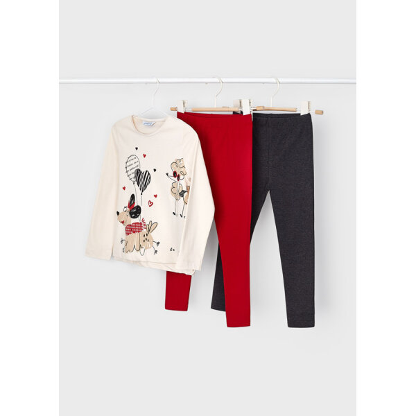 13-04794-015-L-4 ΠΑΙΔΙΚΟ ΣΕΤ ΜΕ ΔΥΟ ΚΟΛΑΝ ΚΟΚΚΙΝΟ MAYORAL 13-04794-015 - Image 1