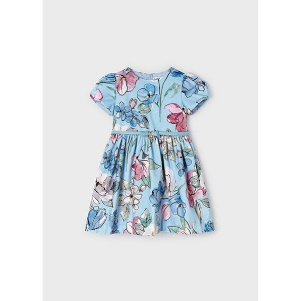 13-04914-040-M-4 ΠΑΙΔΙΚΟ ΦΟΡΕΜΑ ΜΕ ΛΟΥΛΟΥΔΙΑ  ΜΠΛΕ MAYORAL 13-04914-040 - Image 3