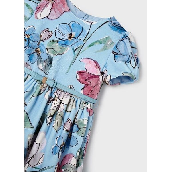 13-04914-040-M-6 ΠΑΙΔΙΚΟ ΦΟΡΕΜΑ ΜΕ ΛΟΥΛΟΥΔΙΑ  ΜΠΛΕ MAYORAL 13-04914-040 - Image 2