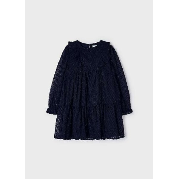 13-04927-012-M-4 ΠΑΙΔΙΚΟ ΦΟΡΕΜΑ ΓΚΟΦΡΕ  ΜΠΛΕ ΚΟΡΙΤΣΙ MAYORAL 13-04927-012 - Image 2