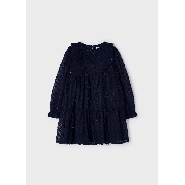 13-04927-012-XL-4 ΠΑΙΔΙΚΟ ΦΟΡΕΜΑ ΓΚΟΦΡΕ  ΜΠΛΕ ΚΟΡΙΤΣΙ MAYORAL 13-04927-012 - Image 1