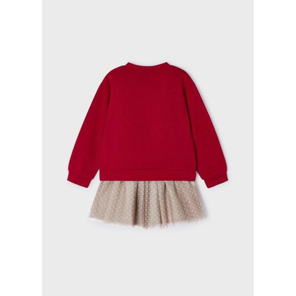 ΠΑΙΔΙΚΟ ΣΕΤ ΦΟΥΣΤΑ ΜΕ ΤΟΥΛΙ ΚΟΚΚΙΝΟ MAYORAL 13-04936-037 - Image 3