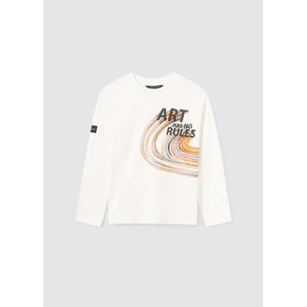 ΠΑΙΔΙΚΗ ΜΠΛΟΥΖΑ ΕΚΡΟΥ ''NO RULES'' MAYORAL 13-07068-058 - Image 3